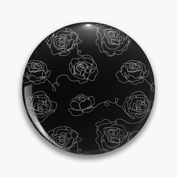 Item preview, Lined Roses Pattern - Black and White designed and sold by dealchica.