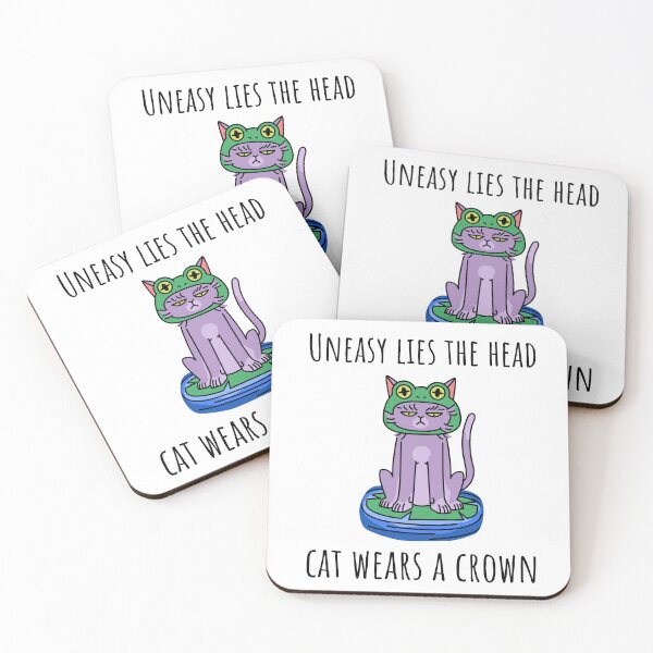 Item preview, Uneasy Lies the Head Cat Wears a Crown designed and sold by TB2018.