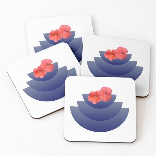 Item preview, Blue bowls with Hibiscus designed and sold by Inspirami.