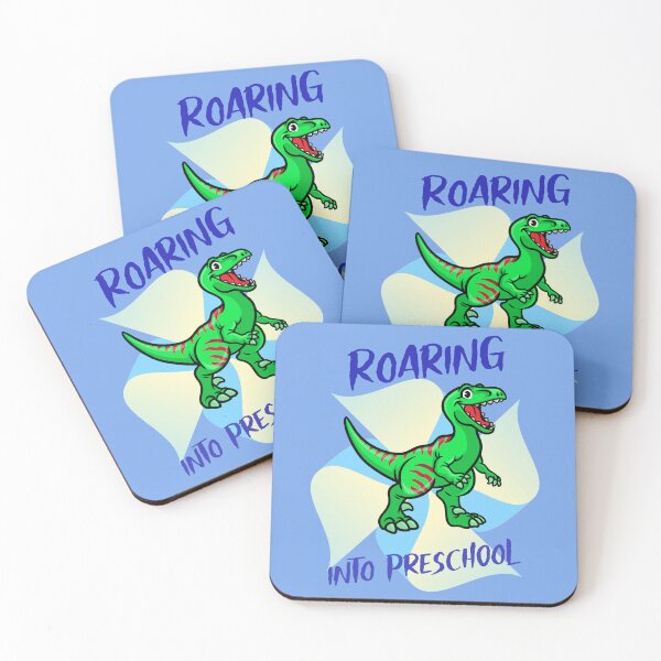 Item preview, Roaring into Preschool. Cute Dino designed and sold by Rebel-Design.