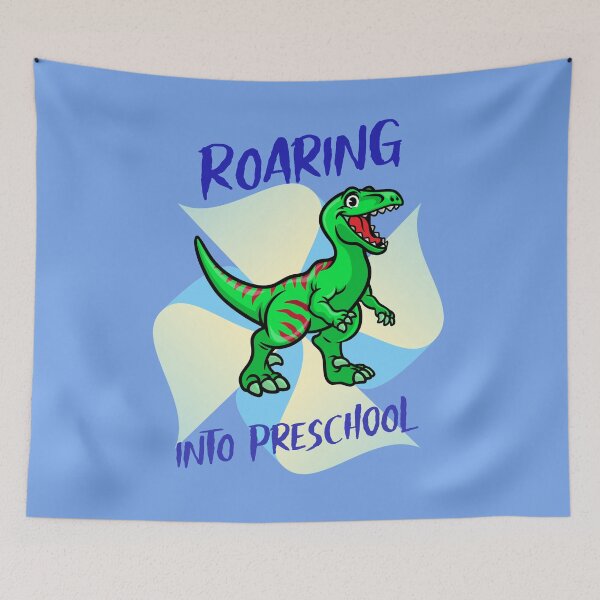 Item preview, Roaring into Preschool. Cute Dino designed and sold by Rebel-Design.