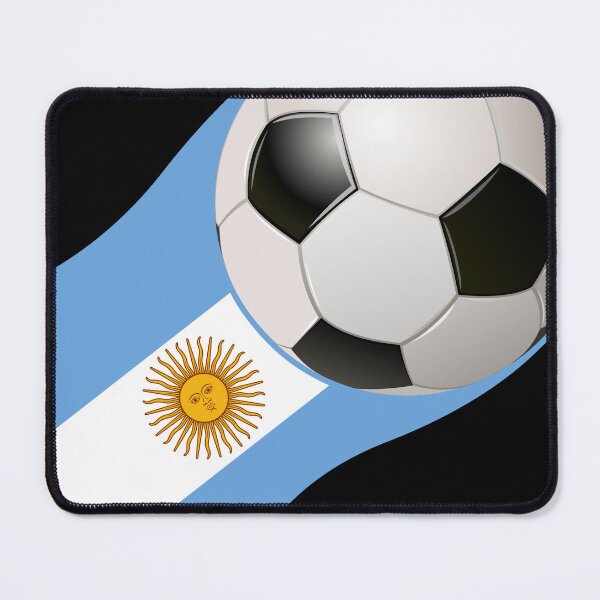 Item preview, Argentina Flag Soccer Ball Flame designed and sold by infinitetango.