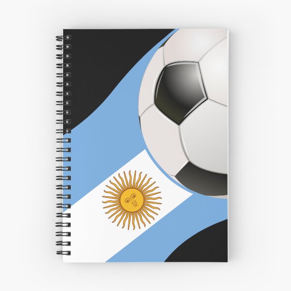 Item preview, Argentina Flag Soccer Ball Flame designed and sold by infinitetango.