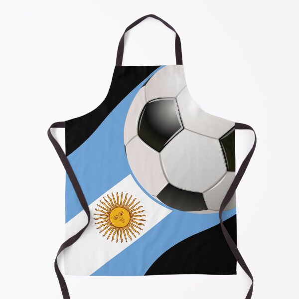 Item preview, Argentina Flag Soccer Ball Flame designed and sold by infinitetango.