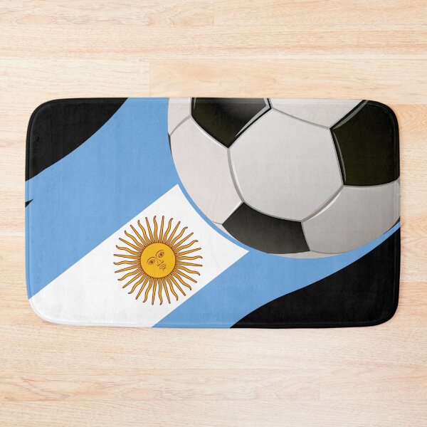 Item preview, Argentina Flag Soccer Ball Flame designed and sold by infinitetango.