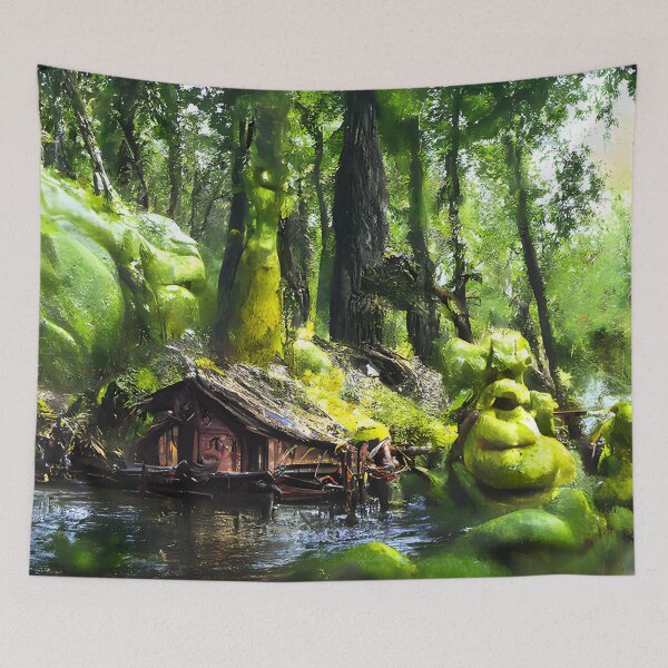 Item preview, Shrek inspired swamp designed and sold by fizzribbit.