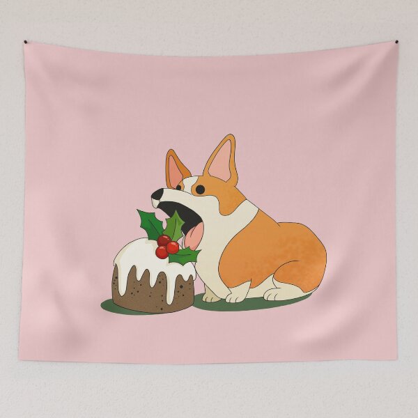 Item preview, Christmas Corgi designed and sold by VictoriaHamre.