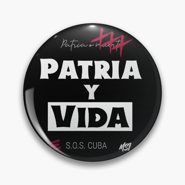 Item preview, Patria y vida. SOS Cuba, Viva Cuba libre designed and sold by Rebel-Design.