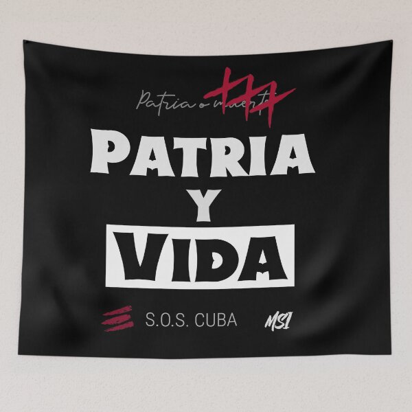Item preview, Patria y vida. SOS Cuba, Viva Cuba libre designed and sold by Rebel-Design.