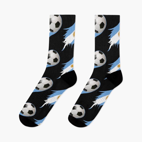 Item preview, Argentina Flag Soccer Ball Flame designed and sold by infinitetango.
