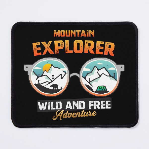 Item preview, MOUNTAIN EXPLORER WILD AND FREE ADVENTURE designed and sold by lukas69graphic.