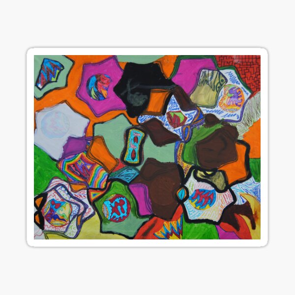 Item preview, Spanish modern art painting from barcelona spain affordable gift idea designed and sold by RodVentura.