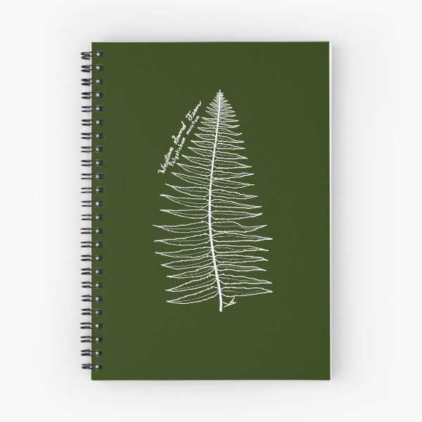Item preview, Western Sword Fern line art designed and sold by Fernheart Designs.