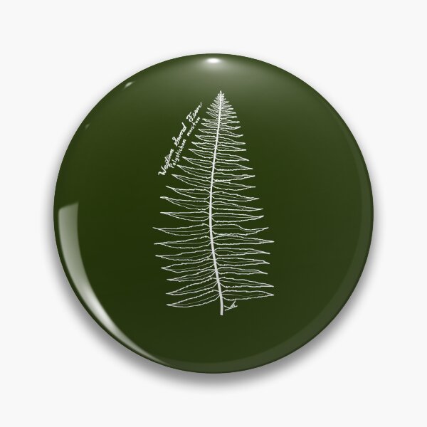 Item preview, Western Sword Fern line art designed and sold by Fernheart Designs.