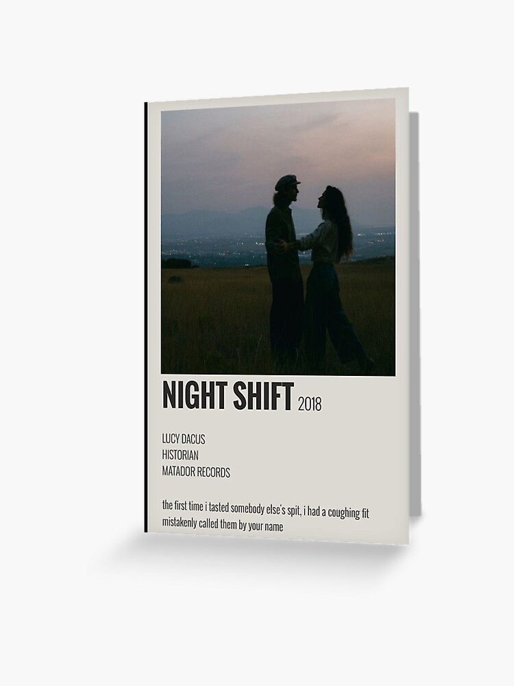 night shift lucy dacus Greeting Card for Sale by Chance5654aa