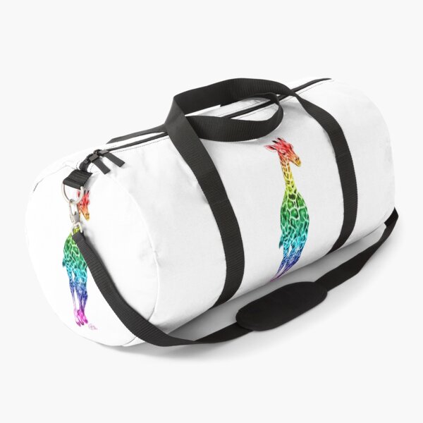 Item preview, Galloping giraffe - rainbow colorized version designed and sold by SylvieG18.