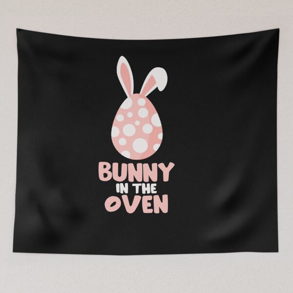 Item preview, BUNNY IN THE OVEN PREGNANCY ANNOUNCEMENT EASTER BUNNY designed and sold by sobriowslen.