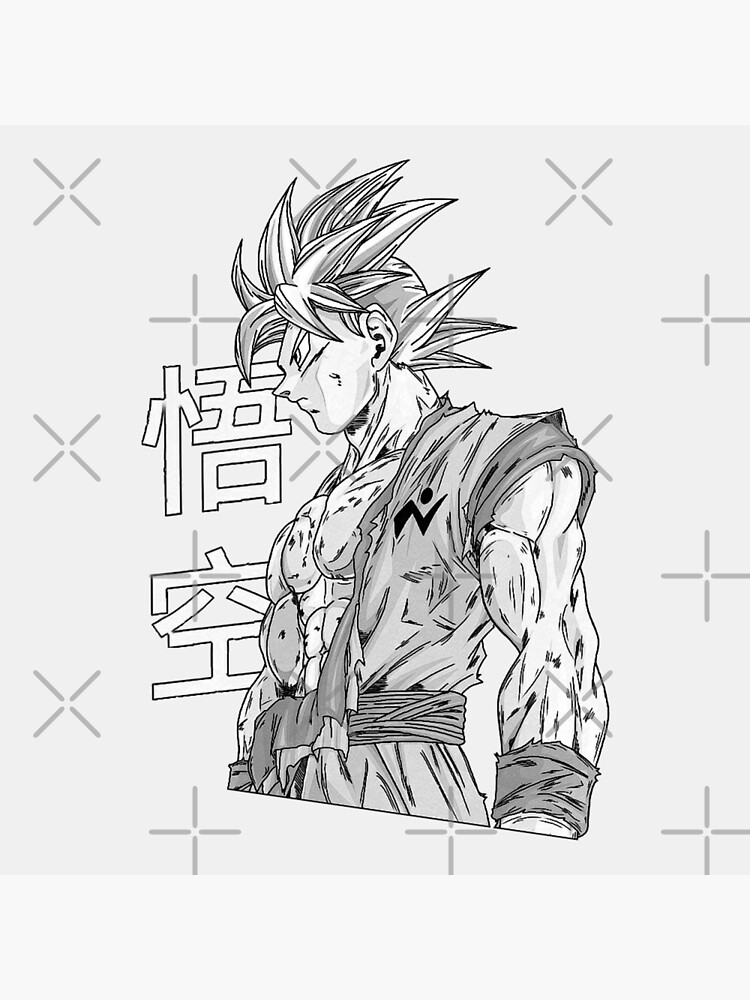 Sketch of Goku Black Ultra Instinct - Fanart [Dragon Ball Super] 