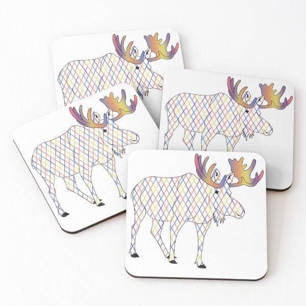 Item preview, Colorful X Moose designed and sold by Leah Haas.