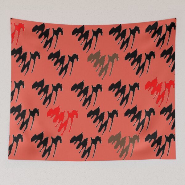 Item preview, Beautiful Red Ancient Art Pattern Throw Blanket designed and sold by CoolMolo.