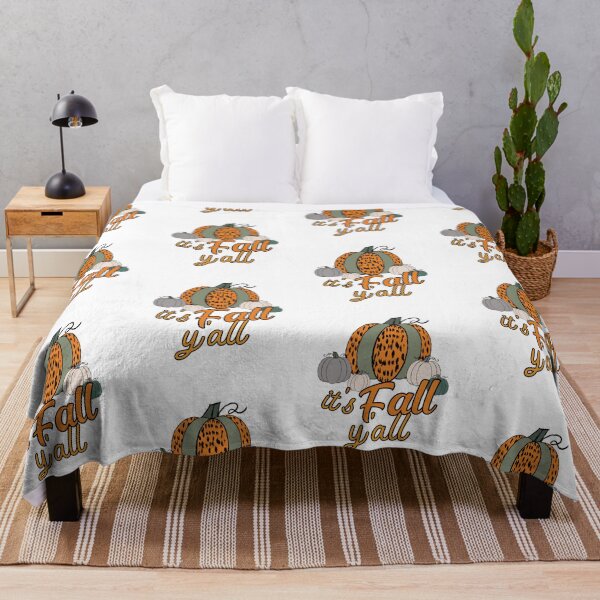 Item preview, It's Fall Y'all, Funny Pumpkins Cheetah Leopard Pattern designed and sold by Itaya Art.
