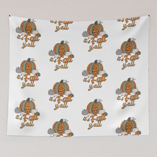 Item preview, It's Fall Y'all, Funny Pumpkins Cheetah Leopard Pattern designed and sold by Itaya Art.