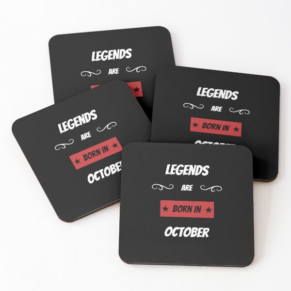 Item preview, Legends are born in October designed and sold by BritishFashion.