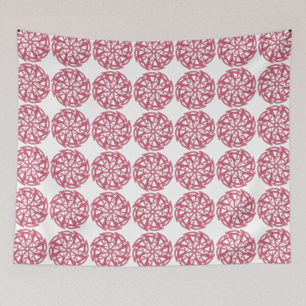 Item preview, Red mandala, abstract art designed and sold by Meo Design.