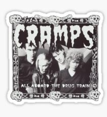 The Cramps sticker Sticker