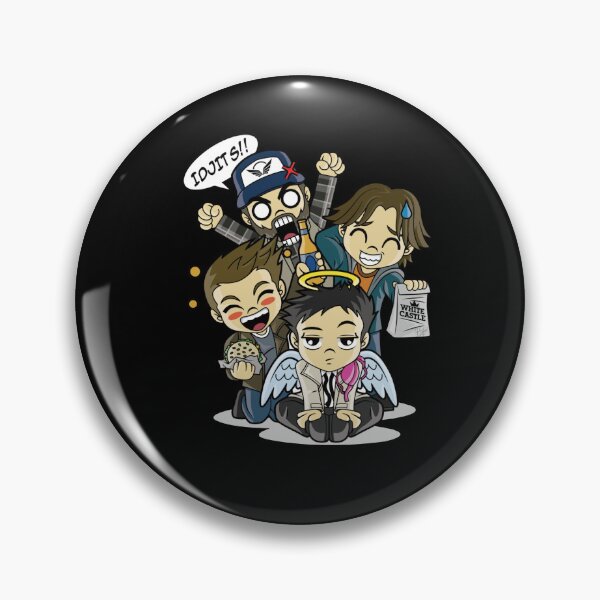 Artikelvorschau, Supernatural Chibi Armer Weißer Castiel Idjits Deanwinchester Samwinchester T entworfen und verkauft von brandysuzanrebz.