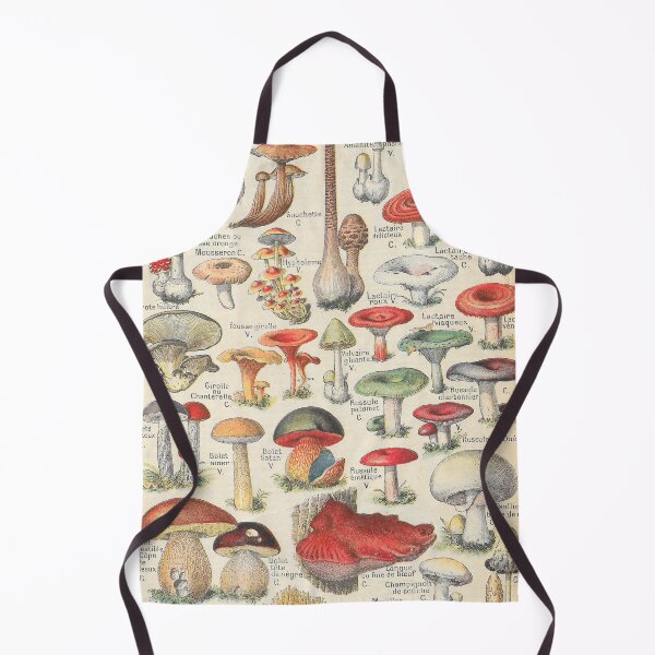 Item preview, Vintage Mushrooms French Champignons designed and sold by Periscope9.