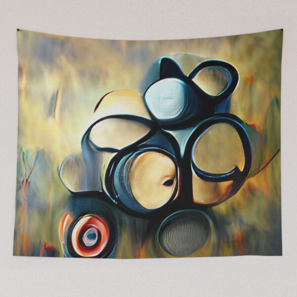 Item preview, dark abstract modern oil acrylic original art designed and sold by Surrealarts727.