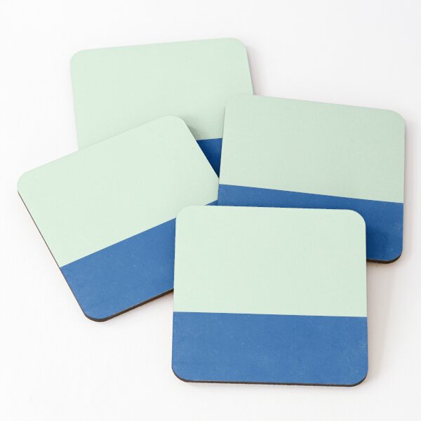 Item preview, Blue Green Mint Abstract Modern designed and sold by trajeado14.