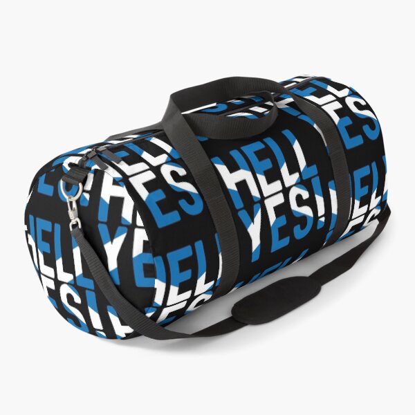 Item preview, HELL YES!, Scottish Independence Saltire Flag Text Slogan designed and sold by MacPean.
