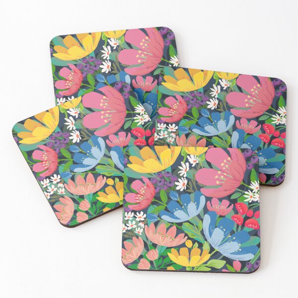 Item preview, Folksy bright florals designed and sold by ALEXIA SPEEKS.