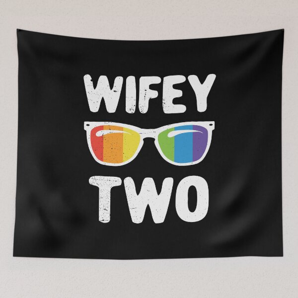 Item preview, Wife Two Funny Lgbt Lesbian Couple LGBT Pride Gay Pride designed and sold by haselshirt.
