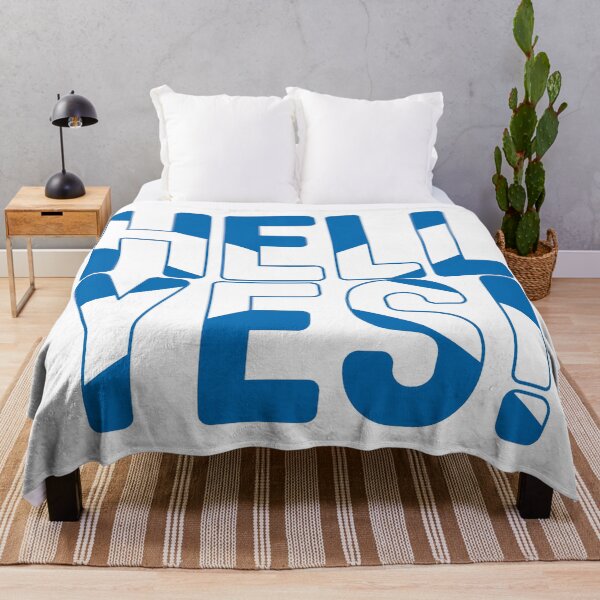 Item preview, HELL YES!, Scottish Independence Saltire Flag Text Slogan designed and sold by MacPean.