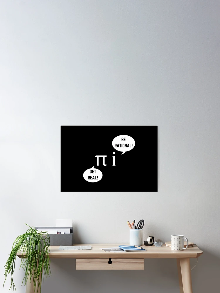 Thumbnail 2 of 3, Poster, Get Real Be Rational designed and sold by Creatoe.