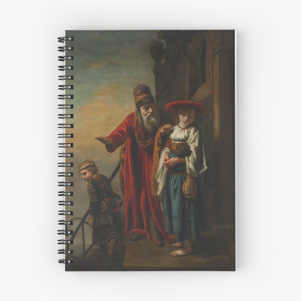 Item preview, Abraham Dismissing Hagar and Ishmael | Nicolaes Maes | 1653 Renaissance Biblical Art designed and sold by CJET.