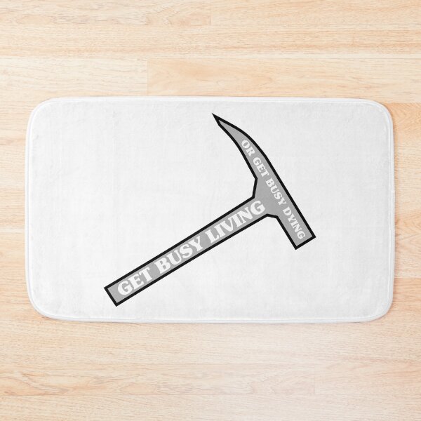 Item preview, Shawshank Get Busy Living or Get Busy Dying, Rock Hammer  designed and sold by spiffykings.