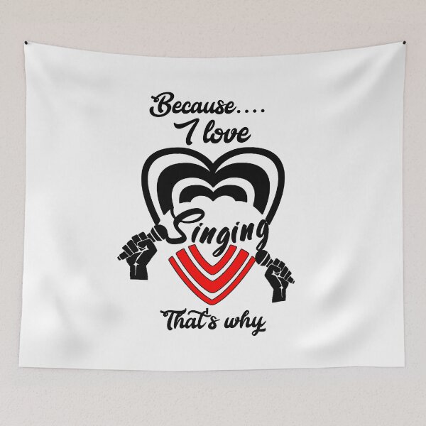 Item preview, Because I love singing, that's why...  designed and sold by Chakilogy.