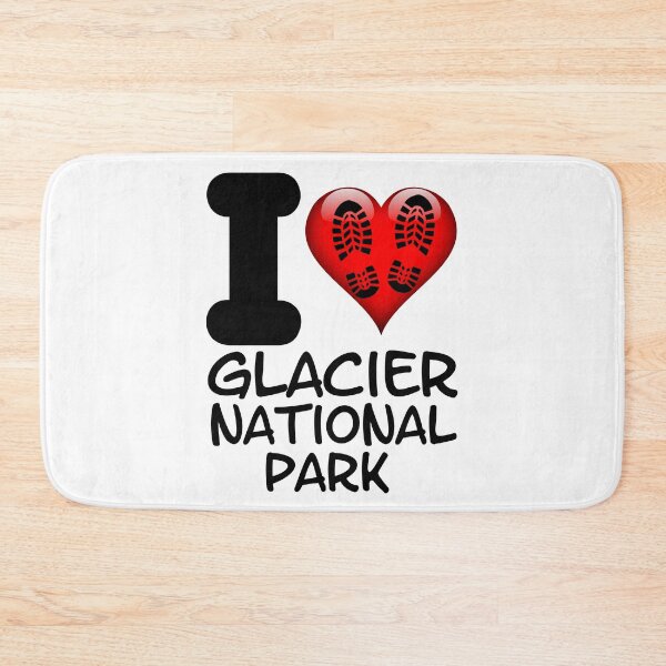 Item preview, I Love Hiking The Grinnell Glacier Trail At Glacier National Park In Montana designed and sold by Sonatablue.
