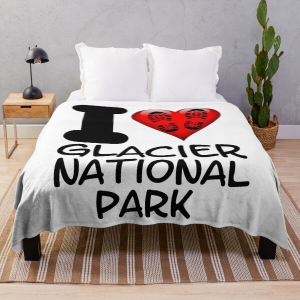 Item preview, I Love Hiking The Grinnell Glacier Trail At Glacier National Park In Montana designed and sold by Sonatablue.