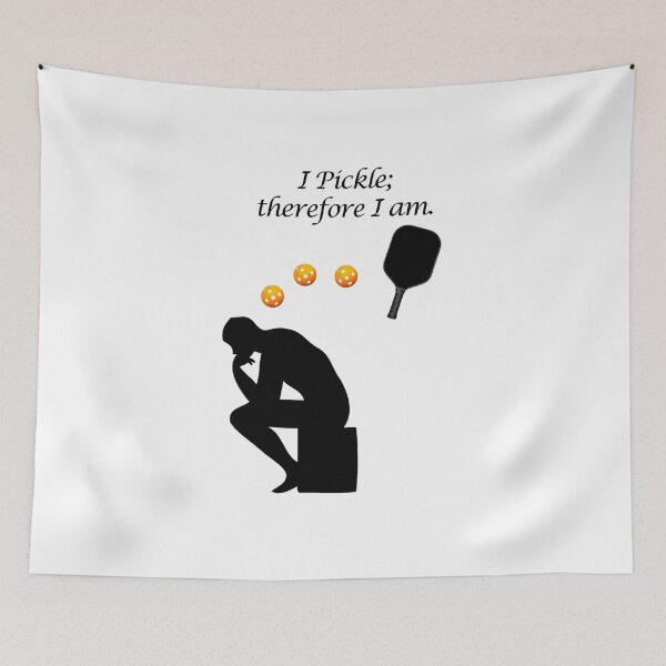Item preview, Pickle ball Funny - I Pickle; Therefore I am. designed and sold by LifeStingz.