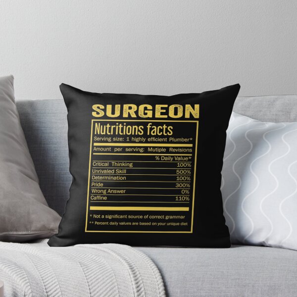 Item preview, Mens Womens surgeon birthday Gifts Shirt,Cool surgeon Funny Nutrition Facts Mens Womens Christmas Fathers Days Gift, surgeon Nutrition Facts designed and sold by xlnv.