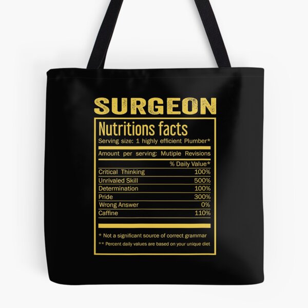Item preview, Mens Womens surgeon birthday Gifts Shirt,Cool surgeon Funny Nutrition Facts Mens Womens Christmas Fathers Days Gift, surgeon Nutrition Facts designed and sold by xlnv.