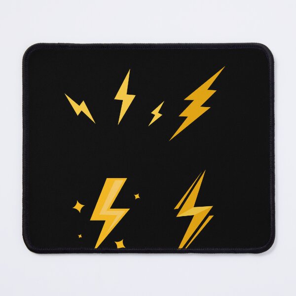 Item preview, Yellow lightning flash pattern designed and sold by Sam Artist.