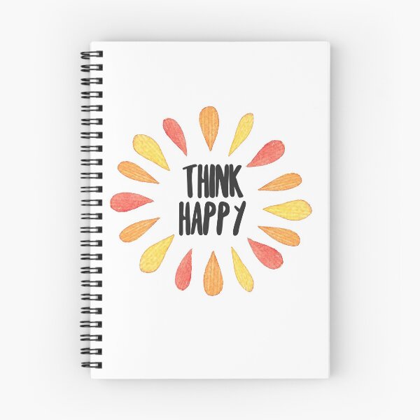Item preview, THINK HAPPY STICKER designed and sold by emad14.