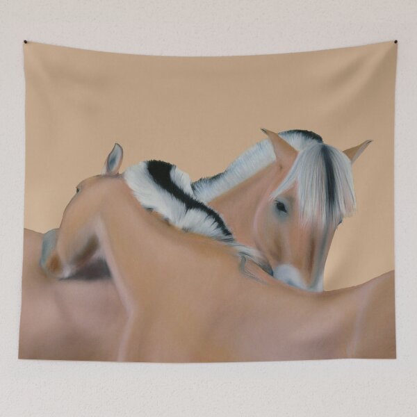 Item preview, Fjord ponies mutual itching session designed and sold by SylvieG18.