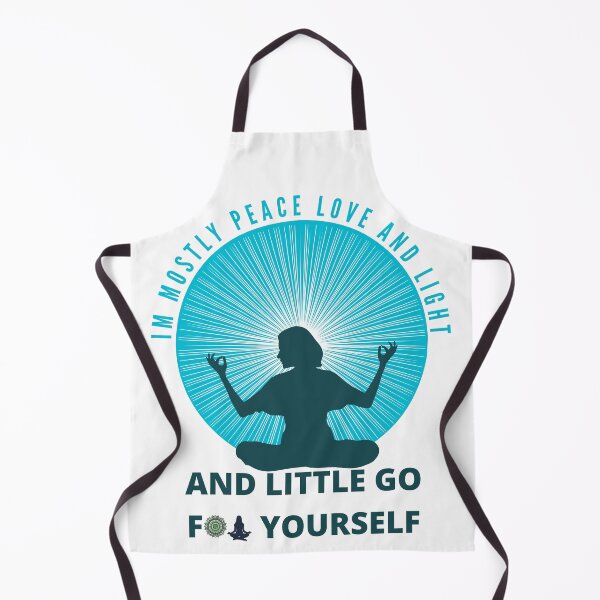 Item preview, I'm Mostly Peace Love And Light And A Little Go F*ck Yourself designed and sold by CRO-DESIGN.